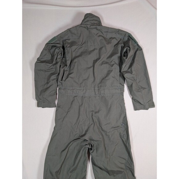 USGI CWU-27/P Fire Resistant Sage Green Summer Flyer's Coveralls Flight Suit 42L - Picture 3 of 15